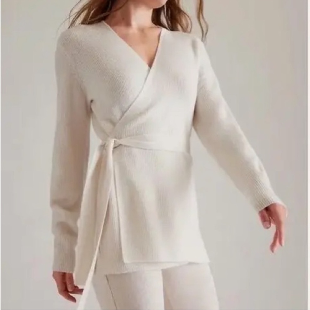 Athleta Alpine Wrap Sweater